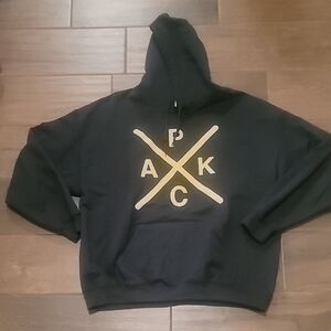 Black and Gold Hoodie